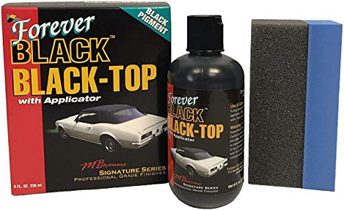 Forever Car Car Products Forever schwarz Cabrio Top Restaurierung Gel Vinyl Kunststoff Schwarz 25 ml Fl. Oz. 1 Flasche