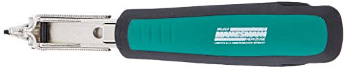 Brüder Mannesmann Heftklammerentferner, ergonomisches Metallwerkzeug, grün, Premium-Qualität, langlebig, ideal für Büro und Homeoffice, 1 Stück | M48435