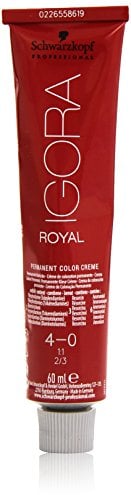 Schwarzkopf IGORA Royal Premium-Haarfarbe 4-0 mittelbraun, 1er Pack (1 x 60 g)