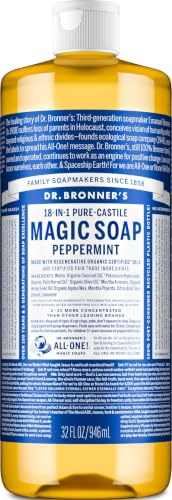 Dr. Bronner's Peppermint Flüssigseife, 946 ml
