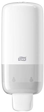 Tork Seifenspender Wandmontage für Seife und Hautpflegeprodukte Weiß S4, Easy to use-zertifiziert, Elevation Design, 561500