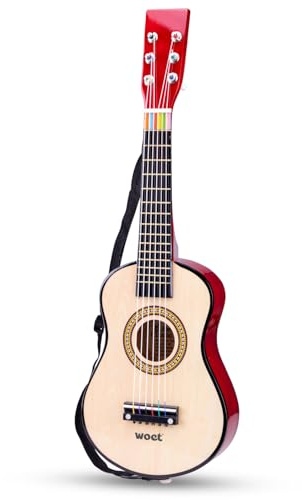 New Classic Toys - 10344 - Musikinstrument - Spielzeug Holzgitarre - Naturel