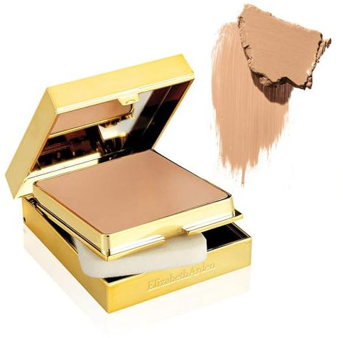 Elizabeth Arden Flawless Finish – Foundation Sponge-On Cream Make-up, in Porcelain Beige, 23 g, Grundierung mit Diamantstaub für Frauen, bis zu 12 h Halt, cremige Textur