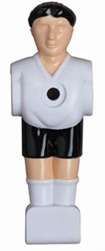 Kickerfiguren 16 mm schwarz/weiß