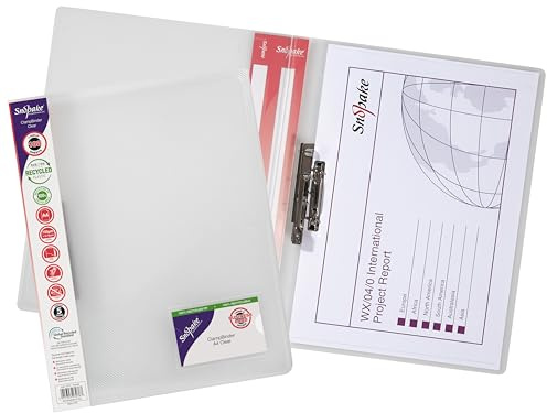 Snopake Original Klemmordner A4 10 Stück transparent