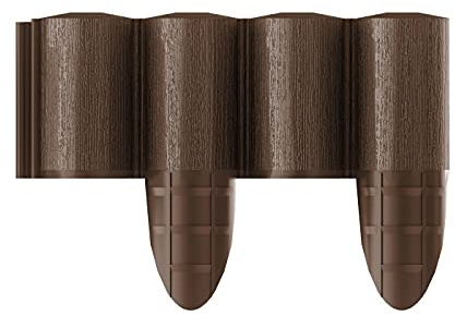 CELLFAST Gartenpalisade Beeteinfassung Beetumrandung Elastisch UV Beständig Frostbeständig Höhe 95 mm Länge 2,4 m