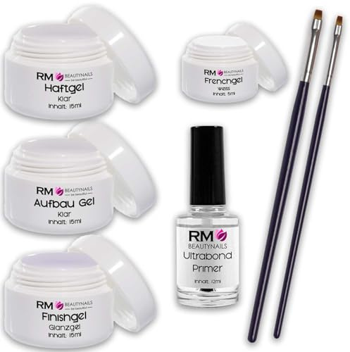UV-Gel Set für Nägel – Gelnägel Starterset | Nageldesign Set für Zuhause & Anfängerinnen | Kunstnägel Gel Set in Studioqualität – langlebig & flexibel Made in Germany
