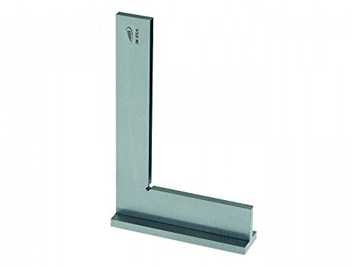 Helios Preisser Anschlagwinkel GG 2 (DIN 875, für Winkelprüfungen, Schenkellänge: 75 x 50 mm) 0372 102