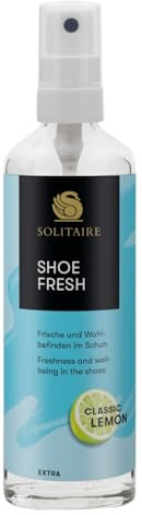 Solitaire Shoe Fresh Deo-Spray 100 ml neutralisiert unangenehme Gerüche in Schuhen mit frischem Zitronenduft