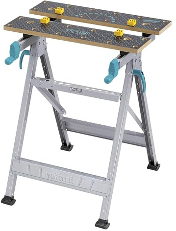 wolfcraft Master 200 Spann- und Arbeitstisch - klappbar/Universell einsetzbarer & robuster Werktisch/Ideal für Heim- und Handwerker - Made in Europe - 6177000