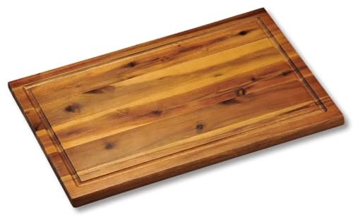 Kesper 28181 Tranchierbrett 40x26x1,5cm aus Akazie, Braun, 40 x 26 x 1,5 cm