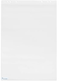 Rocada | Weißes Papier-Block | Universal-Papierblock für Tafeln mit Staffelei | Lochsystem | 70 g | 5 Blöcke