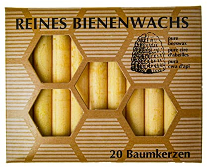 17963.00.020 Bienenwachs Baumkerzen 100/13 mm