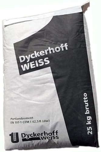 Weißzement Dyckerhoff Weiß CEM I 42,5/R, 25 kg