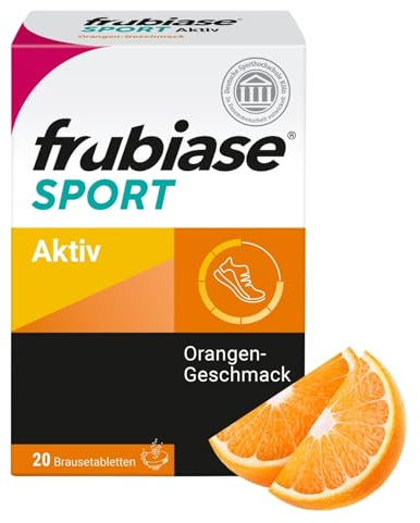 frubiase SPORT Orange Elektrolyte, isotonisches Sportgetränk, 20 Stück | Elektrolyte, Vitamine & Mineralstoffe für Regeneration, Ideal beim Sport, Marathon & Triathlon, Kölner Liste zertifiziert