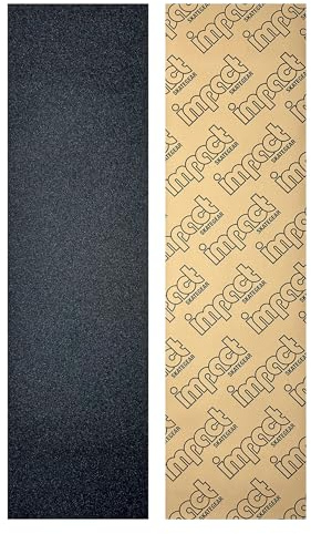 Impact Skateboard Griptape schwarz, 9inch (22,8 x 83,8 cm) selbstklebend, perforiert