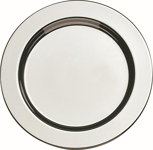 APS Untersetzer Set (6 Stück) aus hochwertigem Edelstahl poliert, Ø 12 cm, schwere Ausführung, Rand eingerollt, hochglanzpolierte Glasuntersetzer, rund
