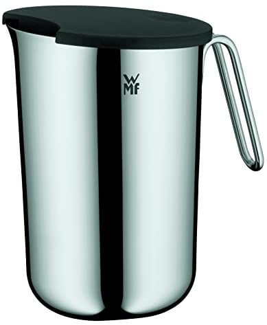 WMF Function Bowls Rührschüssel 1,5l, Rührbecher mit Griff, Cromargan Edelstahl poliert, Messbecher Edelstahl, Innenskalierung, spülmaschinengeeignet