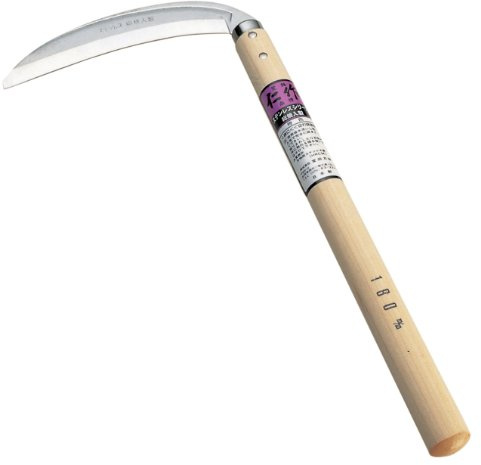 Tomita Hamono Nisaku Halbmond Edelstahl Sichel 180mm No.130