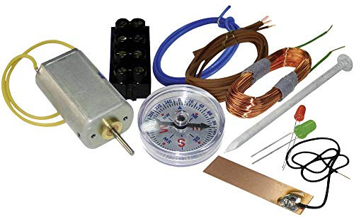 Kemo B172 Der Kleine Elektroniker. Einfacher Lehrbausatz für Anfänger ab 8 Jahren. Einfacher Stromkreis, Elektromagnetismus, Stromgenerator usw., Mittel