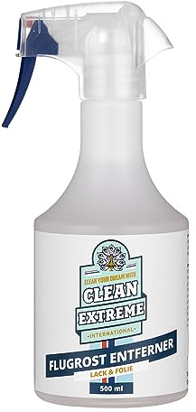 CLEANEXTREME Flugrostentferner 500 ml - Säurefrei & pH-Neutral - Mit Wirkindikator Farbumschlag - Für Lack, Felgen, Chrom & Folie (Matt & Glanz) - Entfernt Industriestaub & Rostflecken