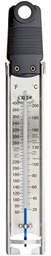 STÄDTER Zucker Thermometer für präzise Temperaturmessung bis 200°C, aus rostfreiem Edelstahl, ideal für die Herstellung von Zuckerdekorationen, Pralinen & Konfekt