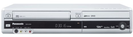Panasonic DMR-EZ49VEGS DVD-/VHS-Rekorder (DVB-T, HDMI, Upscaler 1080p, DivX-zertifiziert) silber