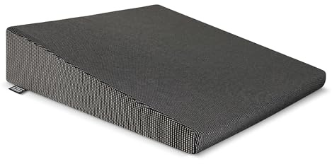 Brandsseller Sitzkeilkissen Stuhlkissen Autositzkissen Bürostuhlkissen - 38 cm x 38 x 8/2 cm Schwarz