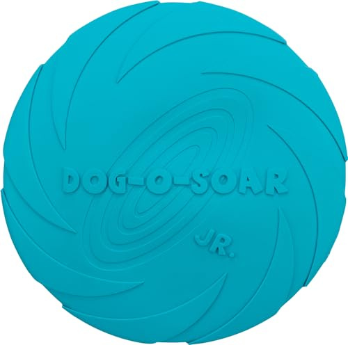 TRIXIE Dog Disc - robustes Hundespielzeug aus Gummi zum Apportieren - ø 18 cm, Hunde-Frisbee - 33501