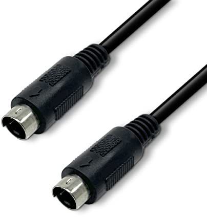 Waytex S-Video-Kabel, 5 m schwarz, Stecker auf Stecker
