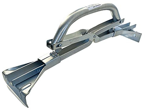 HAROMAC Plattenheber 40–60 cm für Terrassenplatten & Gehwegplatten | Plattenheber mit Scherengriff bis 30 kg | rückenschonende Verlegehilfe | Deutsches Bundespatent – Made in Germany