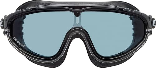 Cressi- Skylight-Brille SIL, SCHWARZ/Rahmen SCHWARZ GETÖNTE GLÄSER