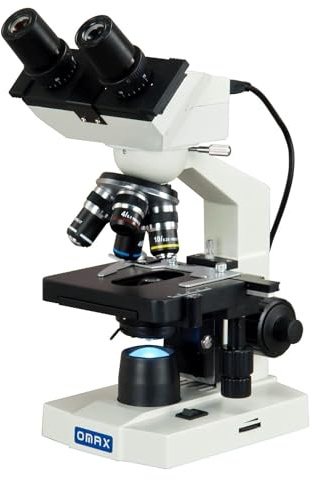 AmScope MD82ES10 OMAX 1.3MP Digitales integriertes Mikroskop mit LED-Beleuchtung, 40X-2000X