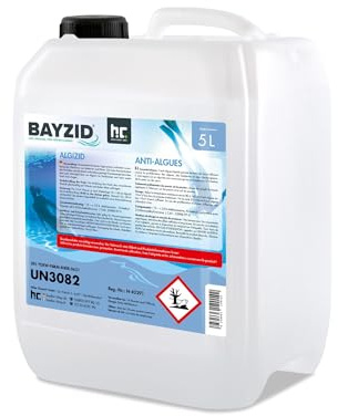 Höfer Chemie Algizid Algenverhütung 5L - Algenvernichter Pool - Präventiver Schutz vor Algen, Bakterien & Pilzen - Für Sauberes Wasser