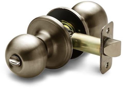 Copper Creek BK2030AB Kugel-Türknauf, Sichtschutzfunktion, 1 Packung, Messing antik