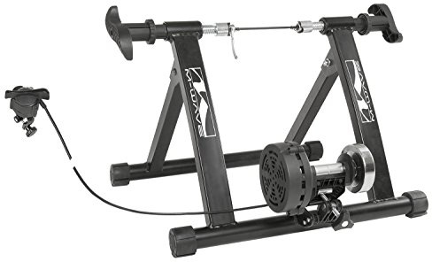 M-WAVE Yoke 'N 'Roll 10 Rollentrainer, für 26 - 29 Fahrräder, inkl. Schaltung mit 5 Gänge, bis zu 135 Kg belastbar, Heimtrainer Fahrrad für Indoor, Fahrradfahren zu Hause