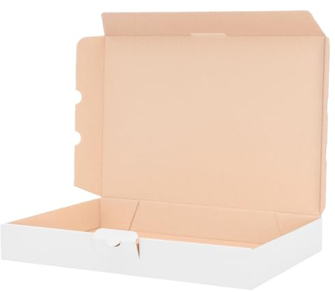 verpacking Maxibriefkartons 350 x 250 x 50 mm Weiß [Größe und Stückzahl wählbar] DIN A4 | B4 Maxibrief MB-5 Versandkarton für Warenpost 50 Stück