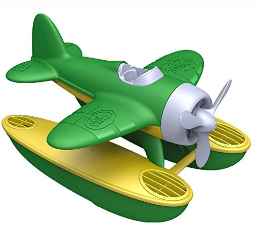 Green Toys Wasserflugzeug Wasserspielzeug Badewannenspielzeug, grün