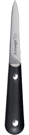 triangle Austernmesser genietet - Schmale Klinge - Made in Germany | Austernöffner aus Edelstahl DIN 1.4034 - handgefertigt - Klingenlänge 16 cm - für professionellen Einsatz