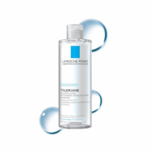 La Roche Posay Mizellen-Reinigungsfluid Ultra für empfindliche Haut, Gesichtsreinigung und Make-up-Entferner mit Mizellen-Technologie, Mizellenwasser, Reinigungswasser, Gesichtswasser, 400 ml