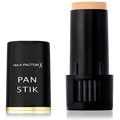 MAX FACTOR - Pan Stik Foundation - Rich Creamy Foundation, Smoothing Effect, Full Coverage, Dewy Skin Look - Normal To Dry Skin - 14 Cool Copper - 9g