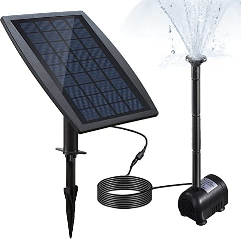 Anself Solar-Versorgungspanel, Landschaft, Brunnen, Pool, Garten, Pluggable, Solarenergie, dekorative Pumpe