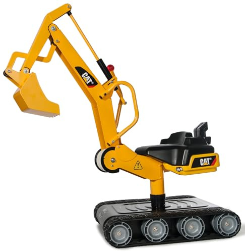 Rolly toys 513215 - rollyDigger CAT, Metallbagger XL, 87 x 96 x 45 cm, Gelb