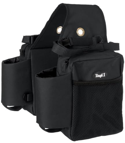 Tough 1 Satteltasche für Trinkflaschen, Nylon, Schwarz