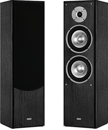 mohr 1 Paar Standlautsprecher SL10 schwarz, Lautsprecherboxen, HiFi Klang zum günstigen Preis