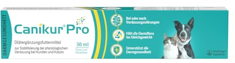 Canikur Pro 30 ml Paste für Hunde und Katzen | Ergänzungsfuttermittel mit Pro- und Präbiotika sowie Adsorbentien