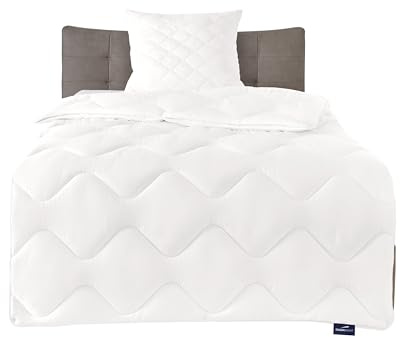 Traumnacht Comfy Cotton Duo Winterdecke kuschelig warme Bettdecke, aus Baumwollmischgewebe, 155 x 220 cm, waschbar, Öko-Tex zertifiziert, produziert nach deutschem Qualitätsstandard