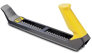 Stanley Hobel Surform Trockenbauwerkzeug Standardhobel, Metal Body Surform® Hobel, 315 mm Länge, 255 mm Klingenlänge, Fester Kunststoff-Handgriff, 5-21-296