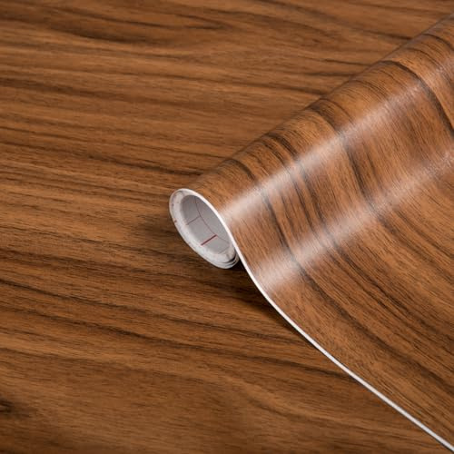 d-c-fix Möbel-Klebefolie Nussbaum mittel 67,5 cm x 2 m Holzoptik Folie | abwaschbare und selbstklebende Deko-Folie für Küche, Schrank, Tisch & Fensterbank - modern & nachhaltig