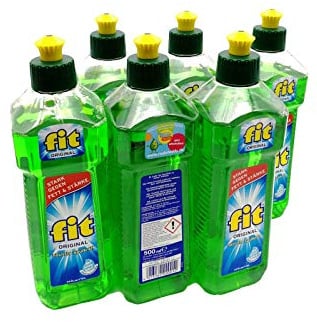 fit Spülmittel Original, Balsam, grüne Kraft,Lemon, Pink, Naturales (Original (6x 500ml))